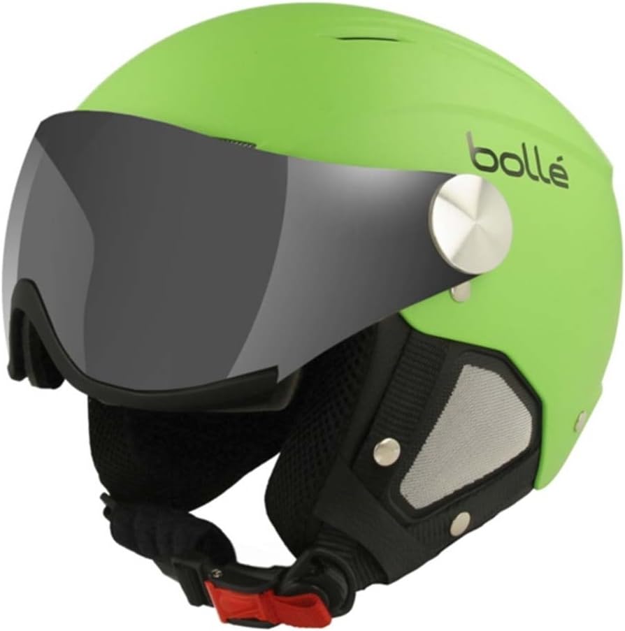 Bolle 31083 Backline Visor Soft Green and Silver Ski Helmet (56 58cm