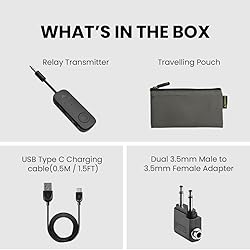 Avantree Relay - Premium Airplane Bluetooth 5.3