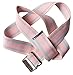 MABUA Gait Belt with Metal Buckle (Pink) (60 Inches, Pink)