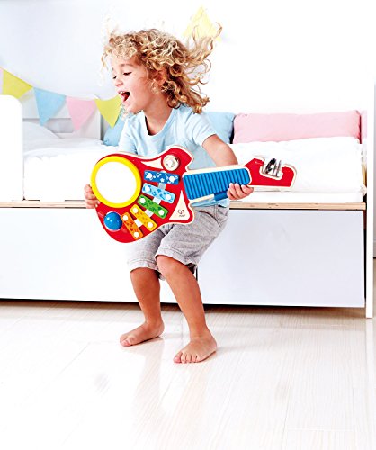 Hape 6-in-1 Guitar Band Musical Instrument, Multicolor, 5'' x 2''
