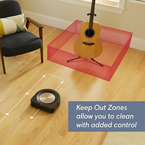 iRobot Roomba s9+ Self Emptying Robot Vacuum - Self-Empty for 60 Days, Detects & Cleans Around Objects in Your Home, Smart Mapping, Powerful Suction, Corner & Edge Cleaning - View 9