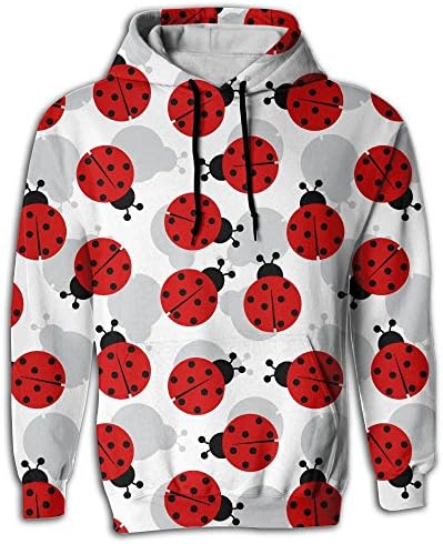 Ladybug Pattern Bts Hoodie Earl Drawstring Pullover Hoodies