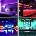 LED Strip Lights 32.8ft 5050 DIY Color Changing RGB LED Strip Light with Remote Control & Power Supply, Easy Installation Led Tape Light for Bedroom, Home, TV, Kitchen, Party, Lighting Room Decoration