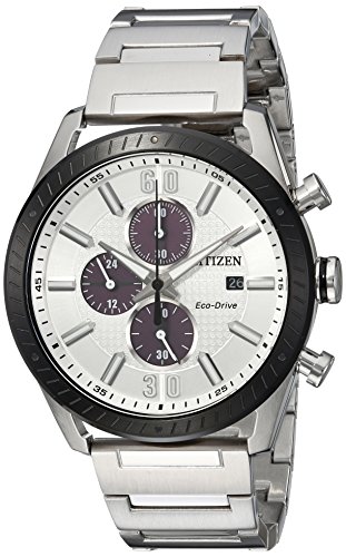 Citizen Men's 'Drive' Quartz Stainless Steel Casual Watch, Color:Silver-Toned (Model: CA0668-52A)