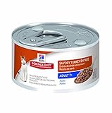 Hill's Science Diet Adult 7+ Savory Turkey Entree Minced Cat Food, 3-Ounce Can, 24-Pack