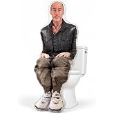 Inflatable Squatting Andy - Jump Scare Pranks for Adults, Office Prank | Life Size Blow Up Doll, White Elephant Gift for Adults, Funny Gifts for Coworkers, April Fools Inflatable Doll Gag Gift