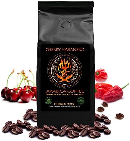 Cherry Habanero Fresh Ground Dark Roast Organic Fair Trade Coffee - 12 Oz Bag
