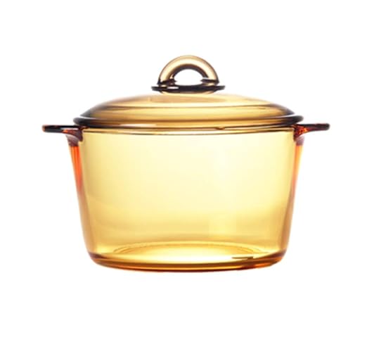 QXX Olla de Cristal Color de Cristal Olla Transparente Olla de ...