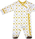 Babysoy Baby Boys' Organic Cotton Pattern Footie (Baby) - Whale