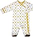 Babysoy Baby Boys' Organic Cotton Pattern Footie (Baby) - Whale