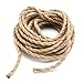 Summer-Home 32.8Ft Antique Industrial Electrical wire,Twisted Electric Rope Light Cord,Hemp Rope Covered Light Wire,Vintage Style Lamp Cord
