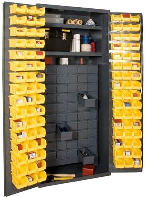 72" H x 36" W x 24" D Small Parts Storage and Security Cabinet