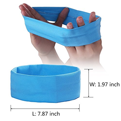 image for Zapire 14pcs Mixed Colors Yoga Sports Headbands for Women - Soft Elast