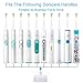 HSYTEK Electric Toothbrush Charger - Compatible with Philips Sonicare 4100 Plaque Control, HX6000 Series Travel Charger Fits 2/3 Series HealthyWhite Sonic Kids Toothbrush Base White