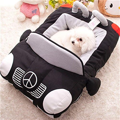 INCX Design-new Deluxe Cute Cozy Black Car Pet Beds Cover for Small-medium Dog 27.6"x19.7"x7.9"