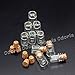 Odoria 1:12 Miniature 10pcs Display Glass Bottles Jars with Cork for Food Storage Dollhouse Kitchen Accessories