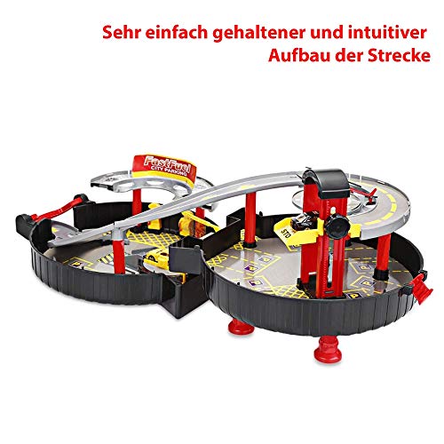 HSP Himoto DIY Parkhaus Garage Spielzeug-Set im wunderschönen Koffer Design, leicht zu transportieren für Ihre Kinder… – Bild 5