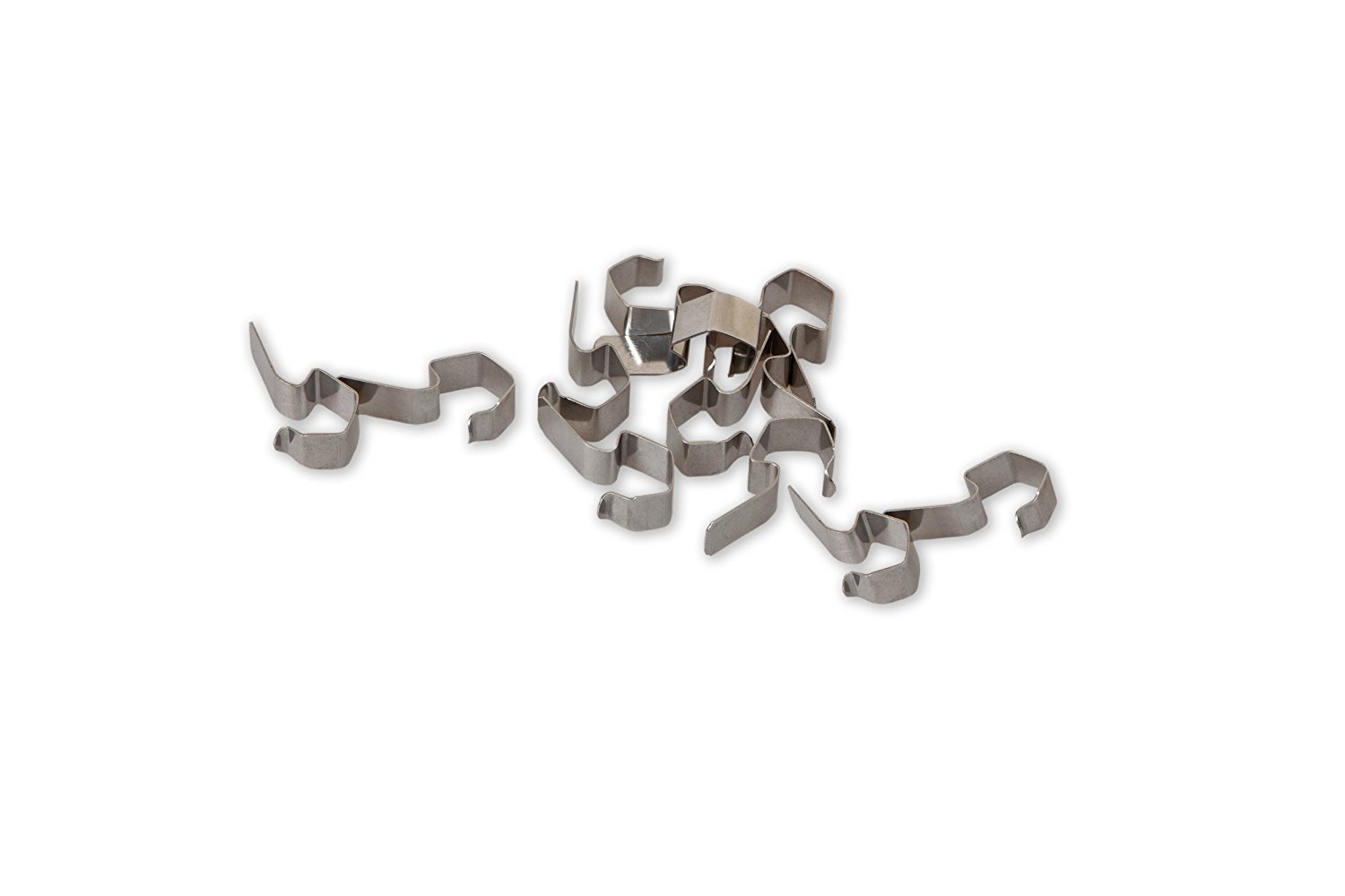 Photo 1 of 12 Weck Jar Stainless Steel Clips / Clamps - suitable for 6 jars