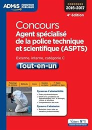 Concours agent spécialisé de la police technique et scientifique, ASPTS