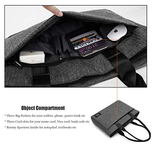 image for Laptop Tote Bag DTBG 15.6 Inch Women Shoulder Bag Nylon Briefcase Casu