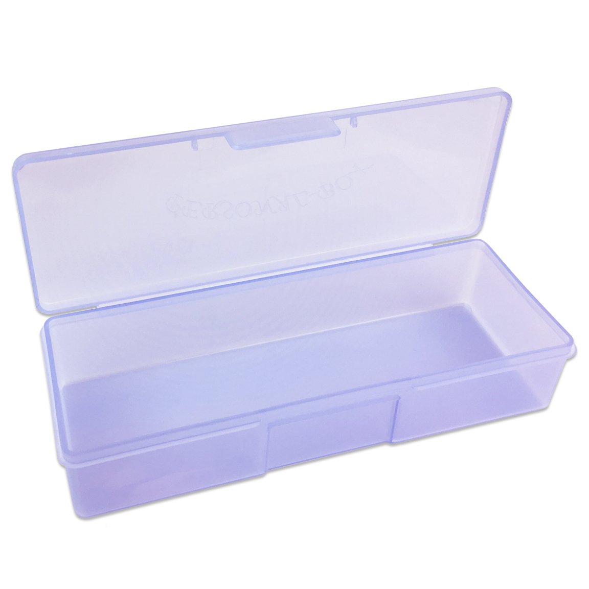 Beauticom Personal Box Storage Case for Professional Manicurist Nails Pedicure (Large Size) (4 Pieces Mix Color, Mix Color: Pink, Blue, Frosted, Purple)