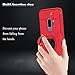 Galaxy S9 Plus Case, Elegant Choise Hybrid Slim Durable Soft 360 Degree Rotating Ring Kickstand Protective Case with Magnetic Case Cover for Samsung Galaxy S9 Plus (Red)