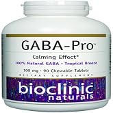 GABA - Pro - Natural 90 Chewable Tablets by Bioclinic Naturals