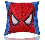 REINDEAR 18'' X 18'' Comics Superhero Cotton Linen Decorative Pillow Cover Cushion Case (Spider-Man)