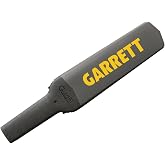 Garrett Guide Waterproof Handheld Security Metal Detector Wand, USA Made | Professional grade, self-calibrating rechargeable security wand. Scans all metals with silent/vibrate or audible alarms