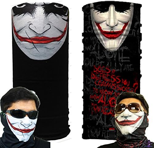Joker Batman UV Protection Fishing Mask Scarf Bandana Headband Headwear M14206 Headface