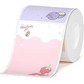 HPRT Thermal Labels for T20/T260LR Label Printer, 1.97" x 2.76"(50x70 mm) Waterproof Sticker Paper, Thermal Tape for HPRT T260LR Label Maker, 90 Labels/Roll, Fruit Desserts
