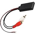 Wixine 1Pcs Car Universal Wireless Bluetooth Module Music Adapter RCA Aux Audio Cable