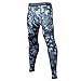 Xtextile Mens Camouflage Sports Compression Tight Leggings (Large, Grey Plaid Camouflage)