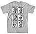 Marvel Men's Guardians of The Galaxy I Am Groot Cute Face T-Shirt, Heather Grey, XX-Large
