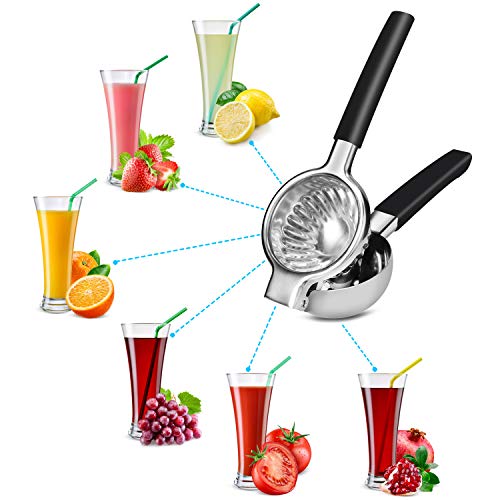 Manual Lemon Squeezer Juicer, 304 Stainless Steel Lemon Squeezer Hand