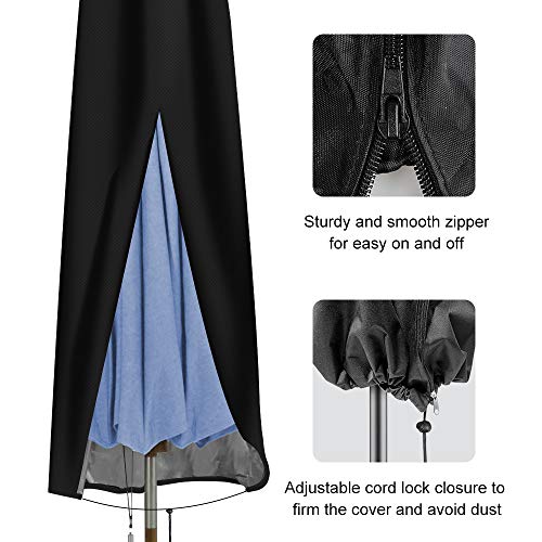 Vakeen Patio Umbrella Cover, Table Umbrella Covers for Outdoor