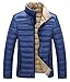 ZSHOW Men's Lightweight Down Jacket Packable Stand Collar Down Coat Outerwear