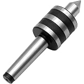 MT2 Live Center for Lathe, 60 Degree Morse Taper, 5000 RPM Triple Bearing | Precision Lathe Medium Duty Live Tailstock Center for Triple Bearing Lathe Medium Duty CNC Work