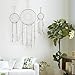 SHZONS Dream Catchers, 3 PCS Boho Wedding Party Favor,Fall Decor New Year Gift Baby Shower,Birthday Gift,Bedroom Wall Ornaments,Car Hanging Decoration,White Feather