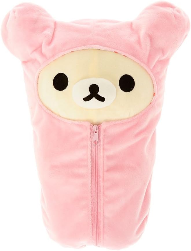 Korilakkuma in Pink Sleeping Bag Plush