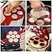 Pancake mold maker, Mini pancakes maker, 2 pack Upgrade 14 Cavity Nonstick Silicone Baking Round Mold, Silicone Egg Rings Muffin heart Pancake maker mold