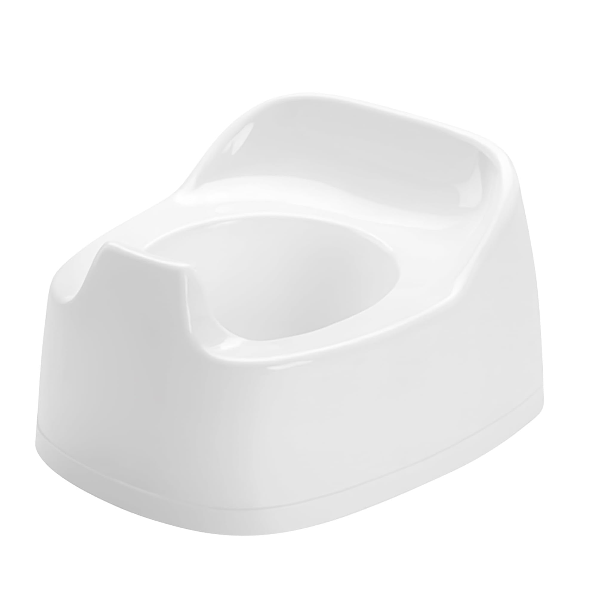 Toddler Potty Training Seat for Kids | Junior Plastic Potty Chair with Cut-Out Handle for Easy Carry, Clean & Empty | Baby Toilet Trainer for Boys & Girls