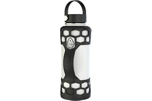 REUZBL Bottle Bumper Silicone Boot Sleeve Protector with Handle for Hydro Flask 40oz, 32oz, 24oz, 21oz, and Similar Stainless Steel Water Bottles Accessories