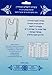 Jerusalem Tzizit 100% Cotton Kosher Tzitzit for Mens Tzizit Size Large White