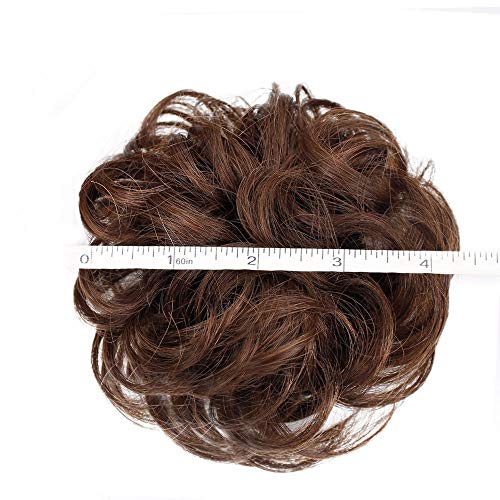 Stamped Glorious Messy Bun Hair Extension 100 Human Hair Wavy