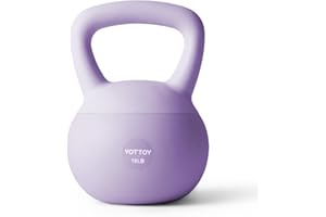 YOTTOY Soft Kettlebell,Kettlebell Anti-Slip Grip Weight for Home Workouts, Kettlebells Set Strength and Safety Guaranteed