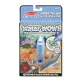 Melissa & Doug On the Go Water Wow! Under the Sea (The Original Reusable Water-Reveal Activity Pad, Chunky-Size Water Pen, Great Gift for Girls and Boys - Best for 3, 4, 5, 6, and 7 Year Olds)