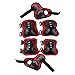 Kipten 6pcs Set Kid Roller Skating Skateboard Elbow Knee Pads Wrist Protective Adjustable Guard Gear Pad Children Cycling Bicycle Sports