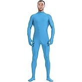Aniler Men's and Women's Headless Spandex Bodysuit Zentai Jumpsuit Halloween Dress Up Party Cosplay Unitard Body Suit
