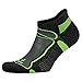 Balega Ultralight No Show Athletic Running Socks for Men and Women (1 Pair) (2018 Model), Black/Lime, Medium